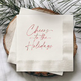 Papel Guardanapo de Natal Minimalista “Saúde para as Fes