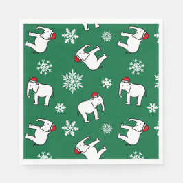 Papel Guardanapo de Natal para Festa do Elefante Branco