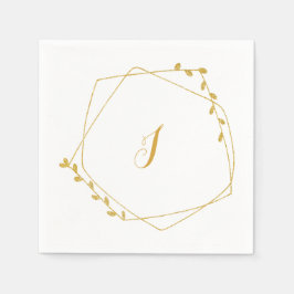 Papel Guardanapo de Recepção de Casamento Inicial