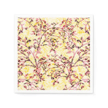 Guardanapo de sobremesa retrô com detalhes de glac