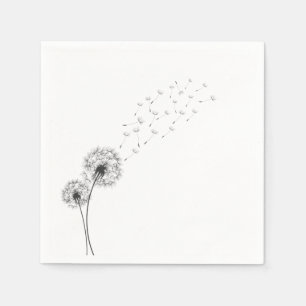 Papel Guardanapo de sopro minimalista simples do