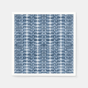 Papel Guardanapo do cocktail da listra de Shibori da