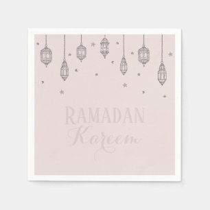 Papel Guardanapo do tema de Ramadan Kareem para a