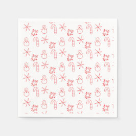 Papel Guardanapo Festivo de Natal Alegre