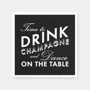 Papel Guardanapo - hora de beber Champagne