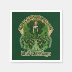 Papel Guardanapo irlandeses do Dia de São Patrício das