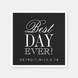 Papel Guardanapo - Melhor Dia de Todos