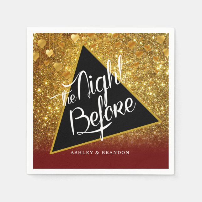 Papel Jantar de Ensaio Guardanapo Elegante (Frente)