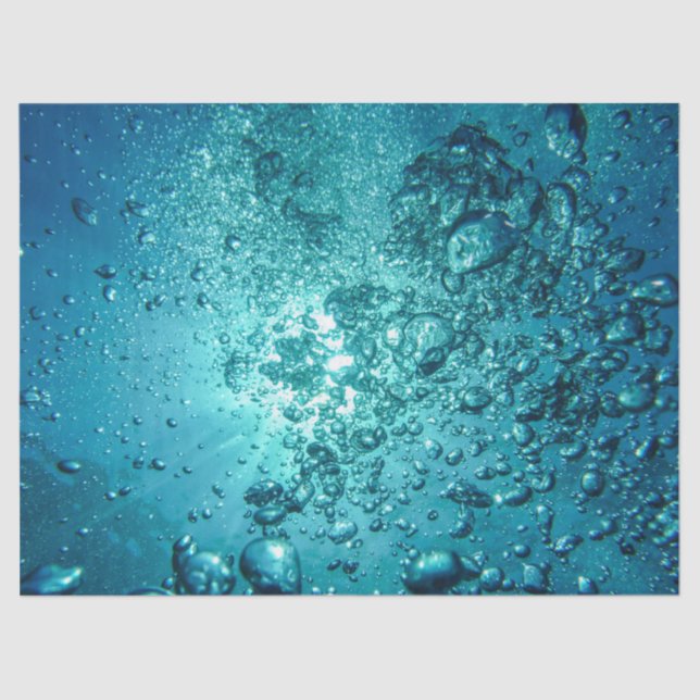 papel lenço de bolhas oceânicas (Frente )