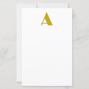 Papel Letra Inicial Monograma Personalizado a Cor