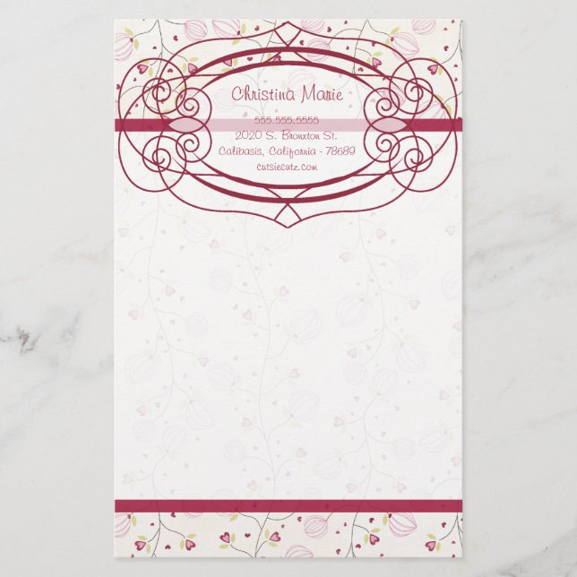 Papel Letreiro Papelaria Amor Bandit (Frente)