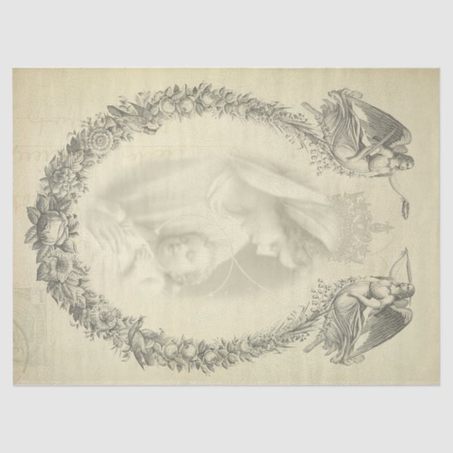 Papel Madona Dedoupage da Nicole (Frente )