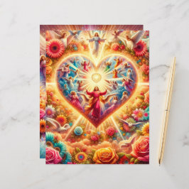 Papel-manual para Namorados Cristãos Coloridos