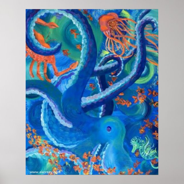 Papel Matriz de Poster Octopacifica (Frente)