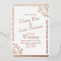 Papel Mexicano Picado Dourado Casamento Pressionad
