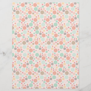 Papel modelado cabeçalho das bolinhas