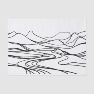 Papel monocromático para tecidos de tranquilidade