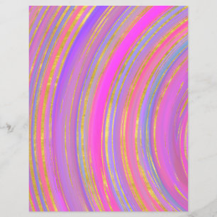 Papel multicolorido e Dourado no livro de texto