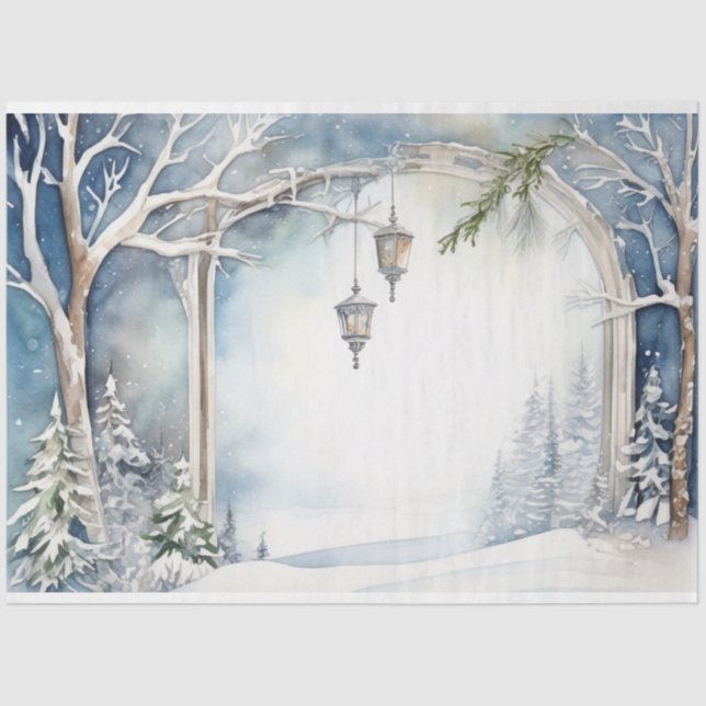 Papel no casamento no inverno (Frente )