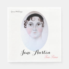 Papel O guardanapo do chá de Jane Austen.