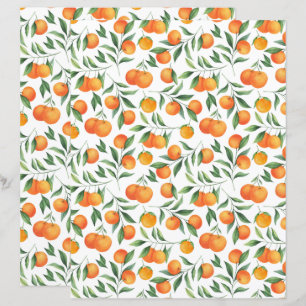 Papel Oranges para Álbum de Recortes