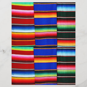 Papel origami com listras de serape