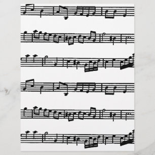 Papel origami partitura musical
