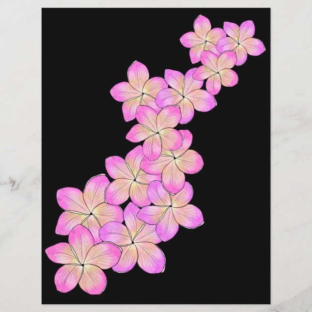 Papel para Álbum de Frangipani (Frente)