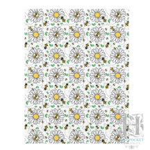 Papel para Álbum de Recortes Abelhas & Margaridas
