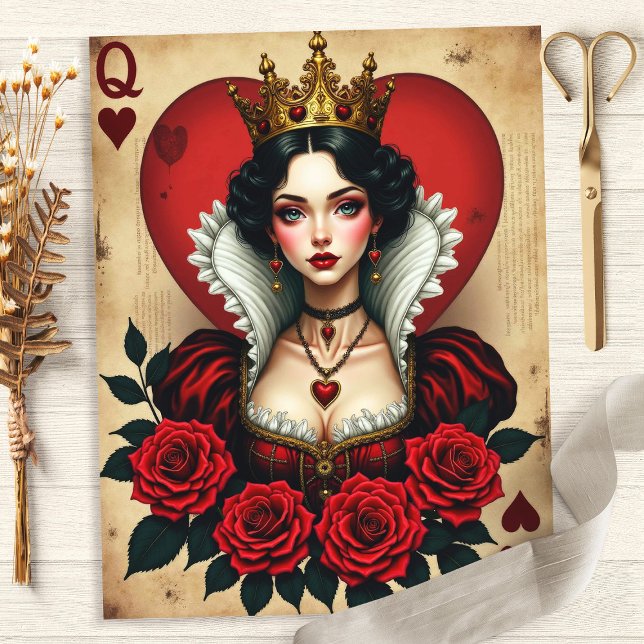 Papel para Álbum de Recortes da Rainha Alice de Co (Criador carregado)