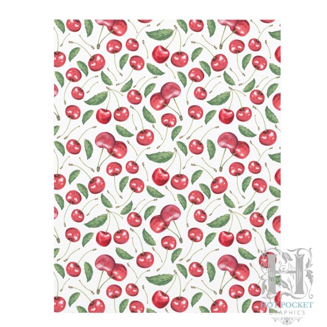Papel para Álbum de Recortes de Cerejas (Criador carregado)