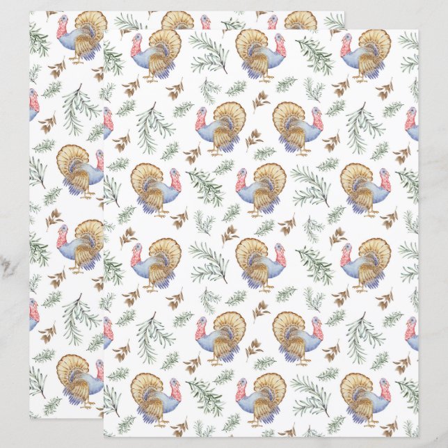 Papel para Álbum de Recortes de Peru (Frente/Verso)