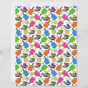 Papel para Álbum de Recortes de Pickleball