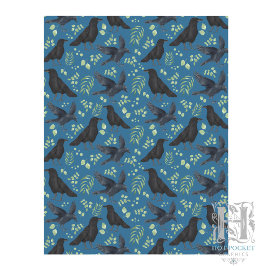 Papel para Álbum de Recortes Raven em Azul