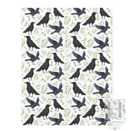 Papel para Álbum de Recortes Raven em Branco