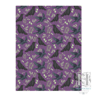 Papel para Álbum de Recortes Raven em Roxo