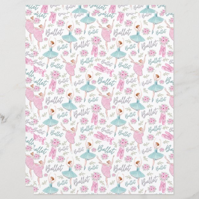 Papel para balé (Frente/Verso)