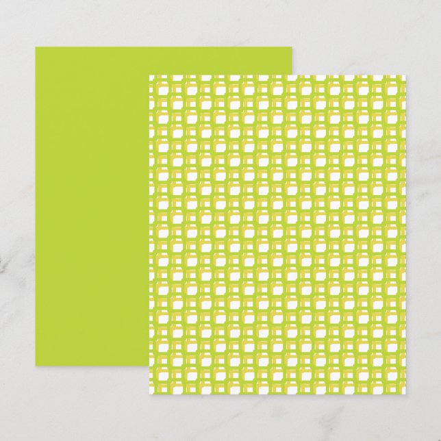 Papel para banda desenhada em quadrados amarelos v (Frente/Verso)