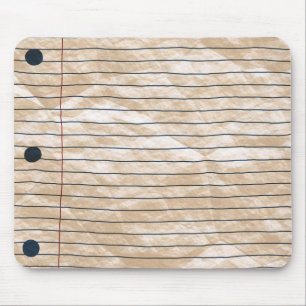 Papel para cartas amarrotado Mousepad