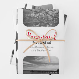 Papel para embalagem comemorativa