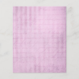 Papel para Escrapão, de cor rosa, com ranhura