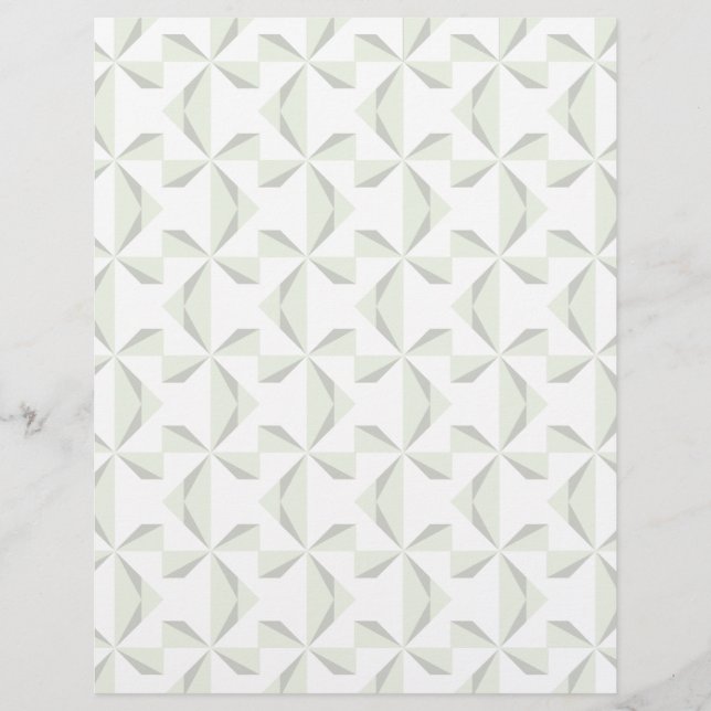 Papel para Escrapbook Silver Pinkers (Frente)