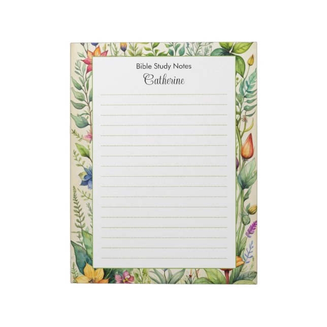 Papel para Estudo da Bíblia Bloco de Notas Persona (Invertido)