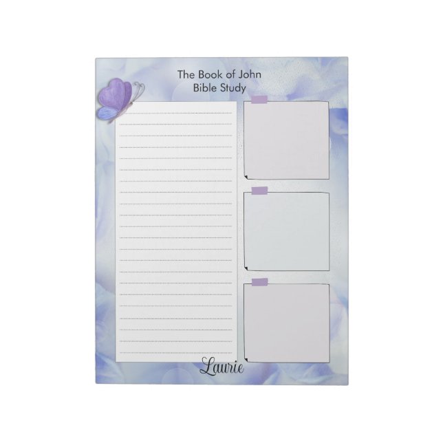 Papel para Estudo da Bíblia Bloco de Notas Persona (Invertido)