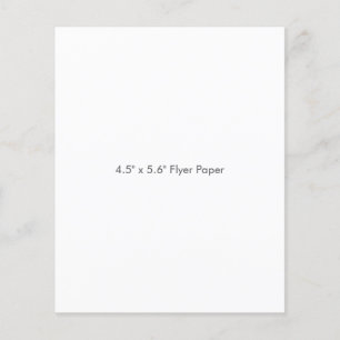 Papel para Flyer 11,4 cm x 14,2 cm