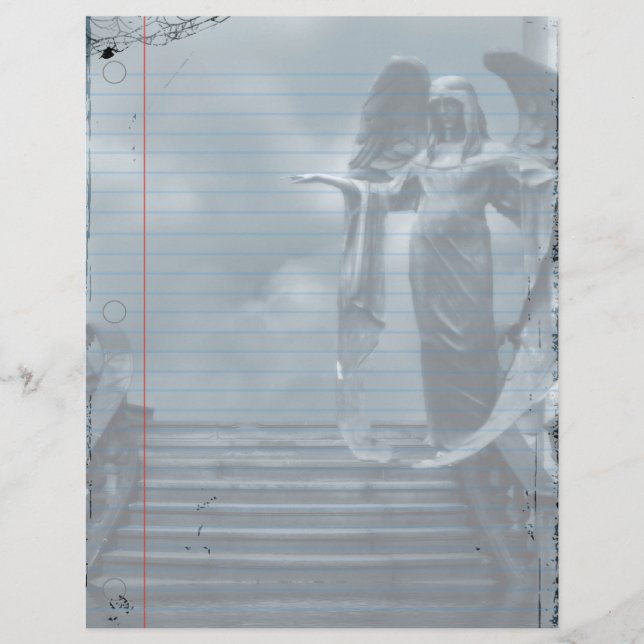 Papel para notebook do Gótico Requiem (Frente)