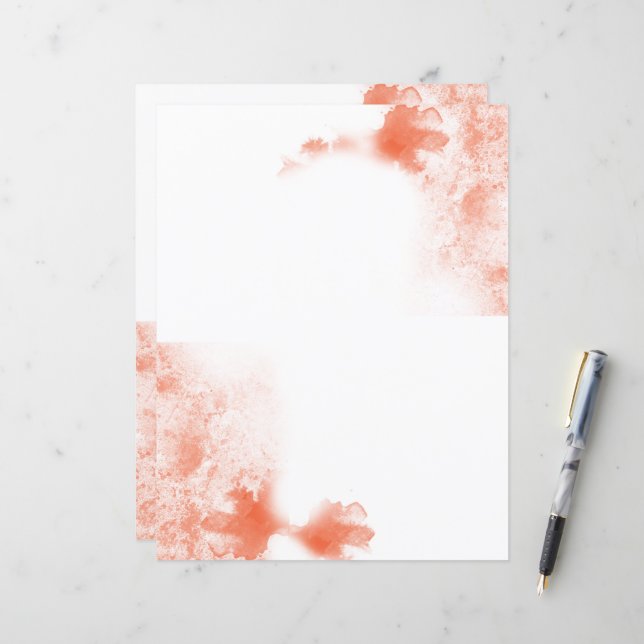 Papel para papelaria de cor aquosa (Frente/Verso In Situ)