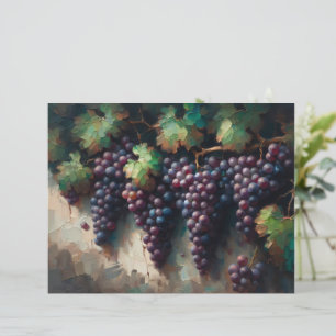 Papel para pintura a óleo de videira