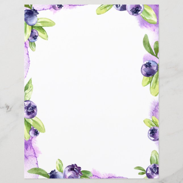 Papel para quebra-cabeça de aquarela (Frente)