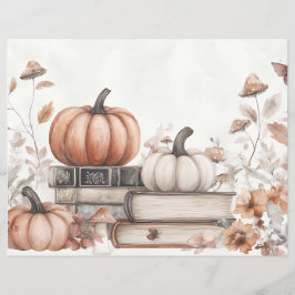 Papel para raspagem de abóbora de abóbora de queda